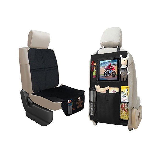 Car Seat Protector + Backseat Organizer